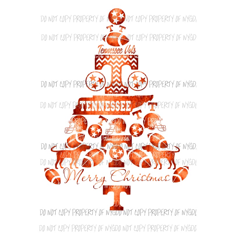 Tennessee Tree Vols # 2 Sublimation transfers Heat Transfer