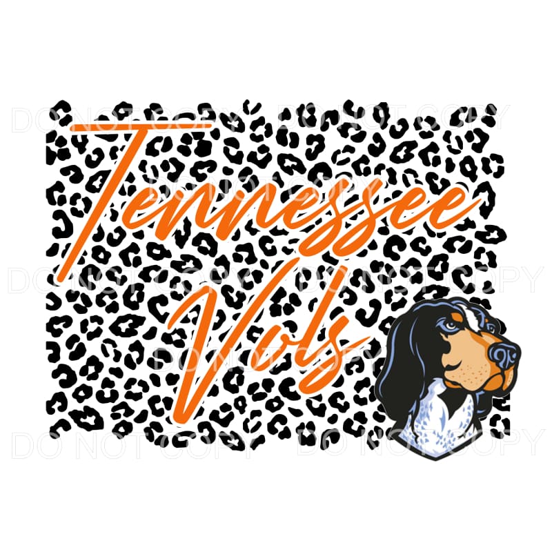 Tennessee Vols Leopard # 671 Sublimation transfers - Heat
