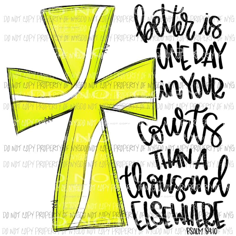 tennis cross with bible verse Sublimation transfers Heat Transfer