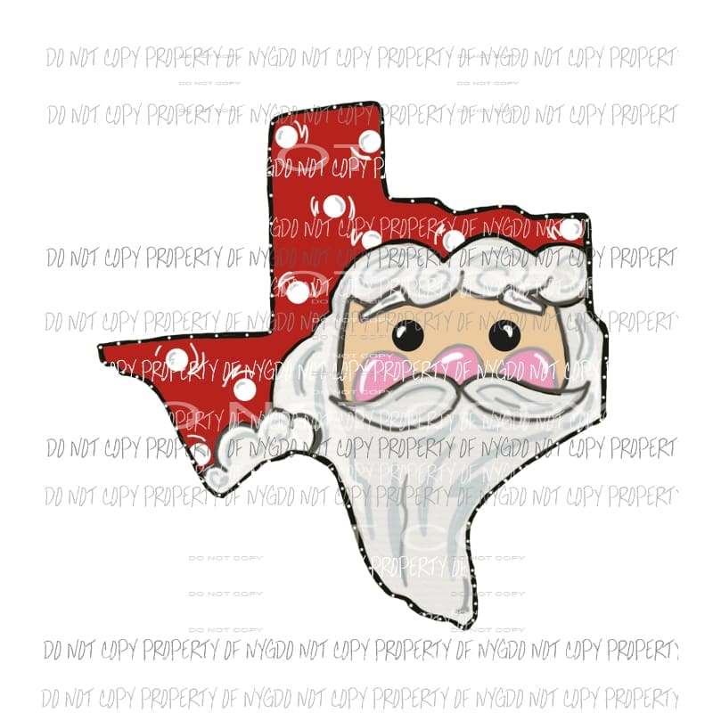 Texas Santa Sublimation transfers Heat Transfer