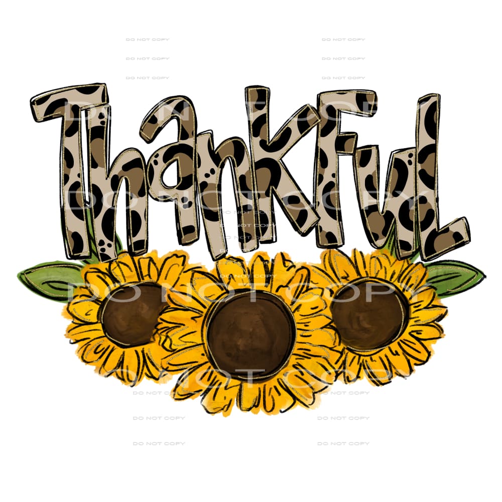 Thankful # 8809 sublimation transfers - Heat Transfer