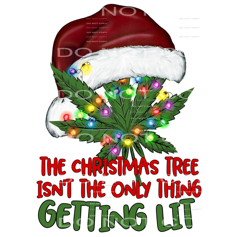 the Christmas tree isn’t the only thing getting lit #7463