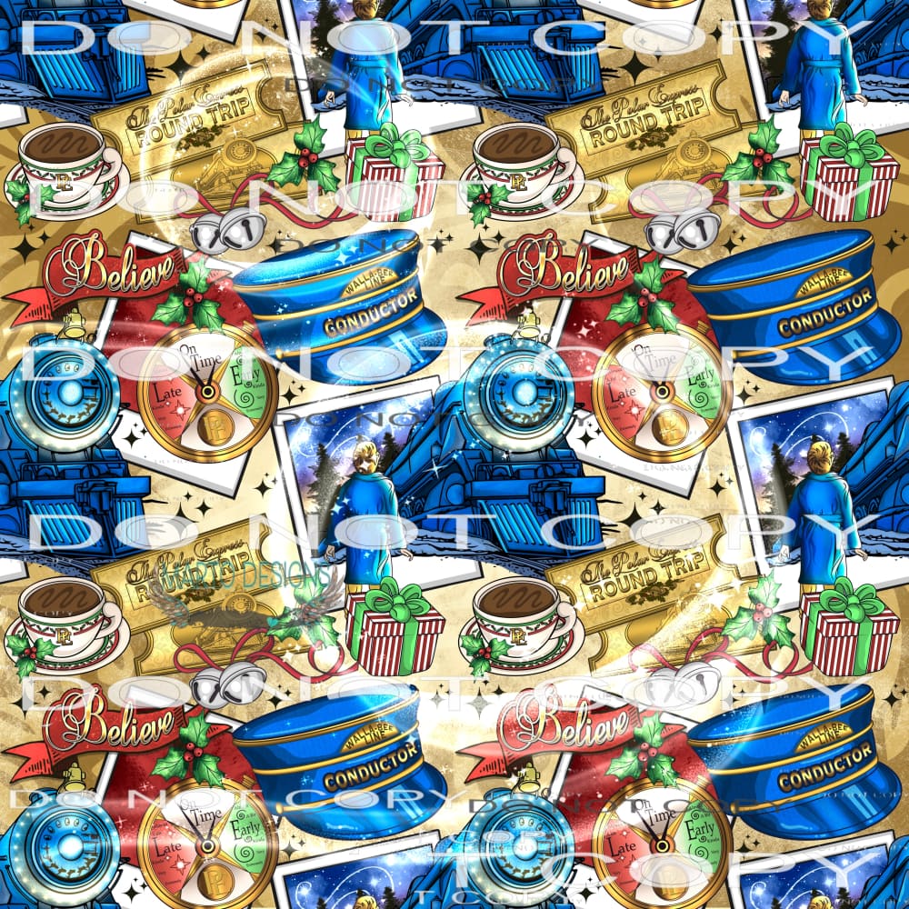 The Polar Express #8329 Sublimation transfers - Heat
