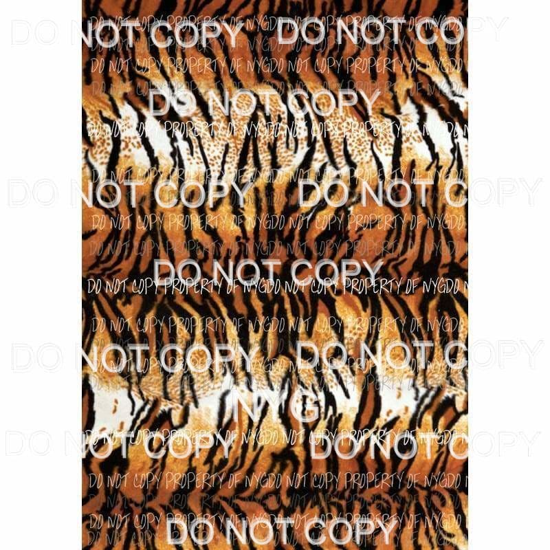 Tiger Sheet #32 Sublimation transfers 13 x 9 inches Heat Transfer