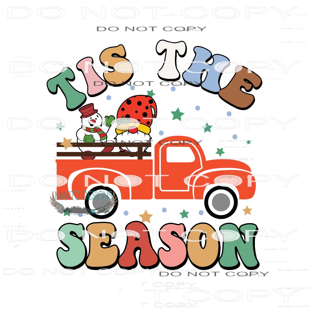 Tis The Season #7150 Sublimation transfers - Heat Transfer