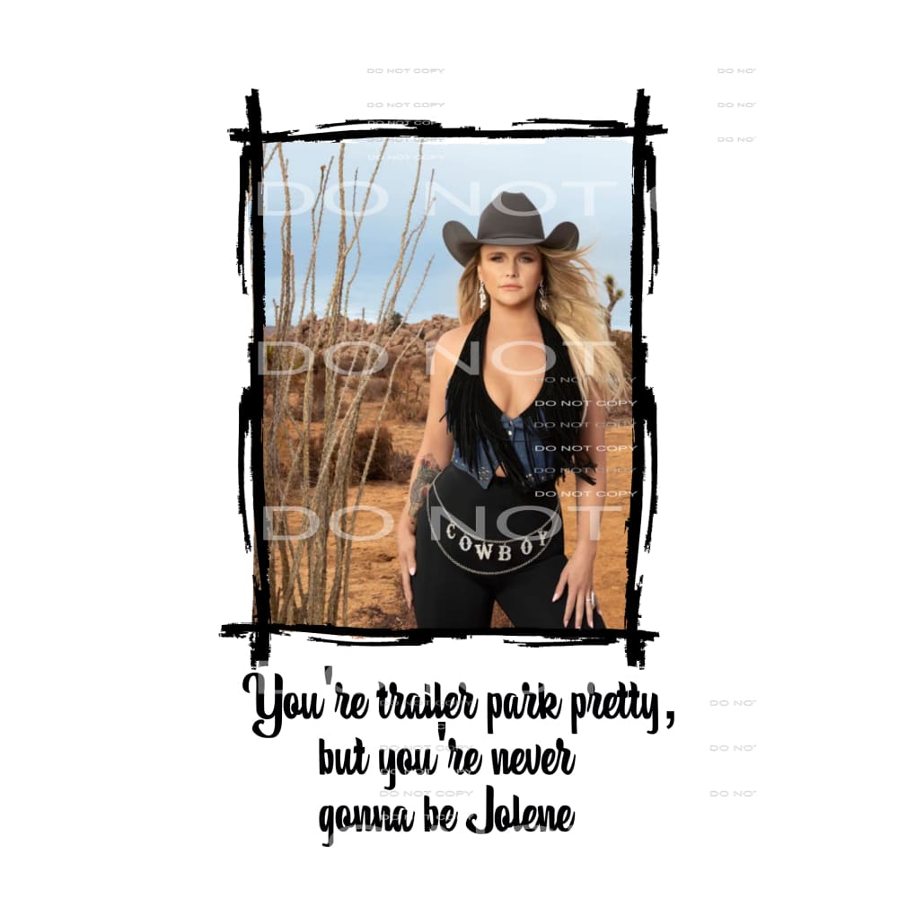 Trailer Park Pretty # 1 Sublimation transfers - Heat