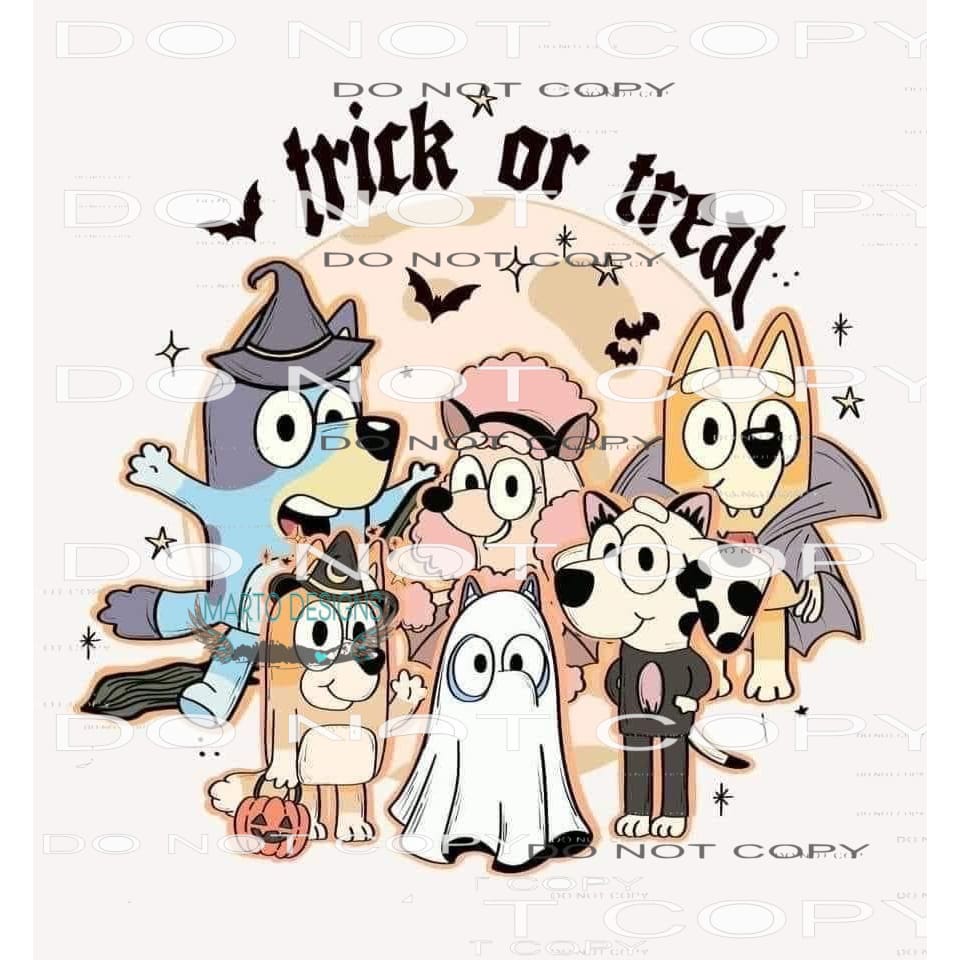 Trick Or Treat #6141 Sublimation transfers - Heat Transfer