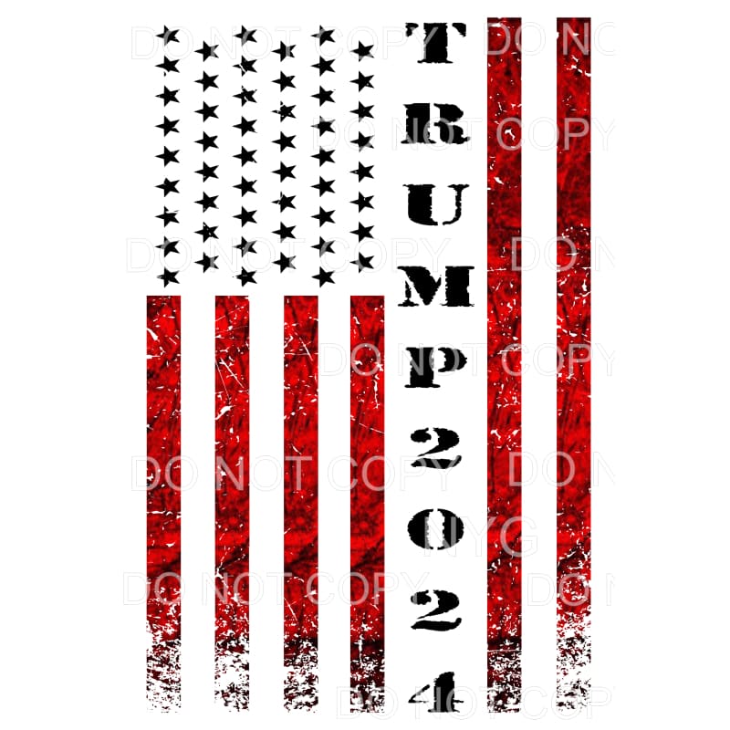 TRUMP 2024 FLAG # 2 Sublimation transfers - Heat Transfer