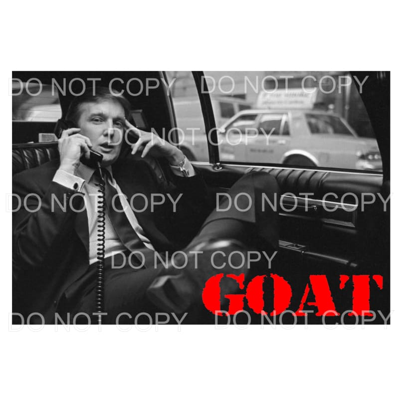 Trump Goat # 2 Sublimation transfers - Heat Transfer