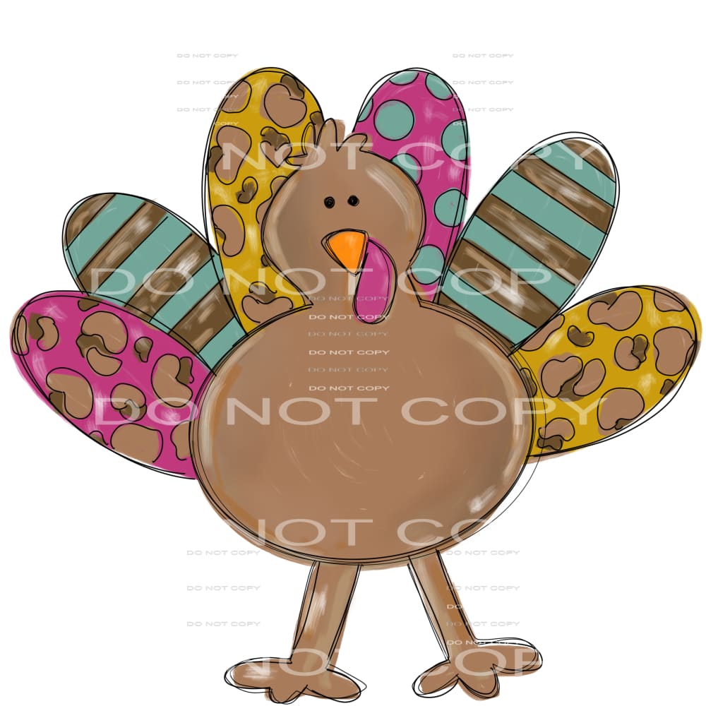 Turkey girl # 8732 Sublimation transfers - Heat Transfer