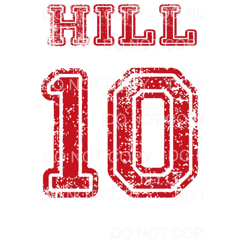 Tyreek Hill Chiefs # 4 Sublimation transfers - Heat Transfer