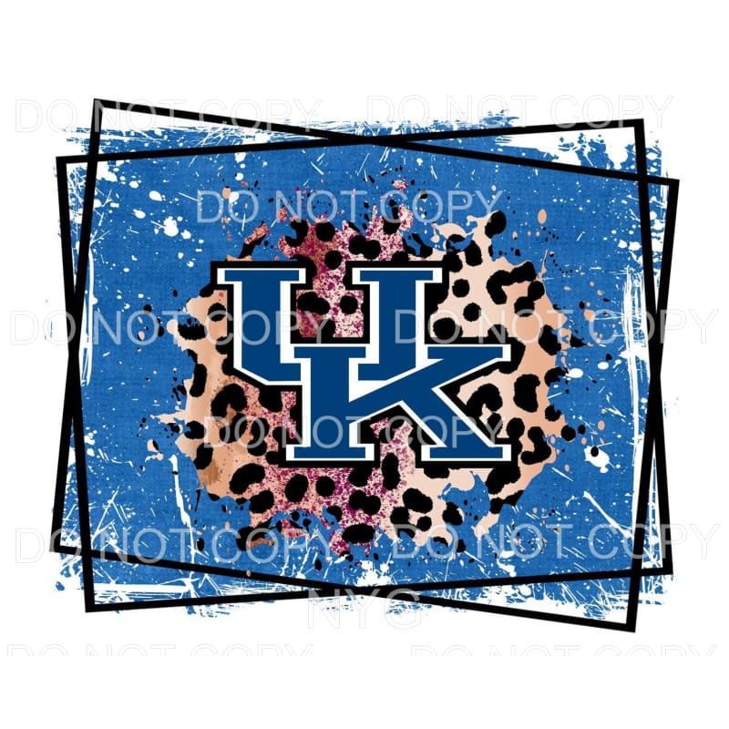 University Of Kentucky Wildcats Football UK Purple Leopard