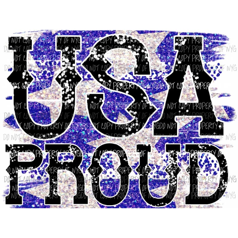 USA Proud Sublimation transfers usa 4th of july america memorial labor day Heat Transfer