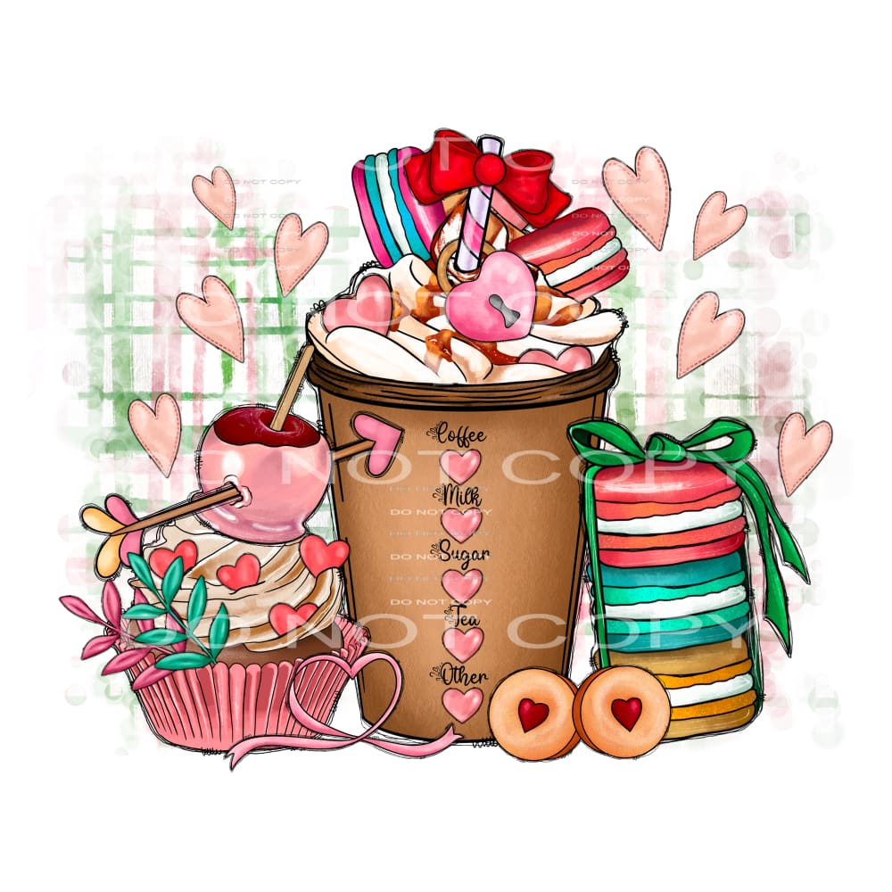 Valentine # 2442 Sublimation transfers - Heat Transfer