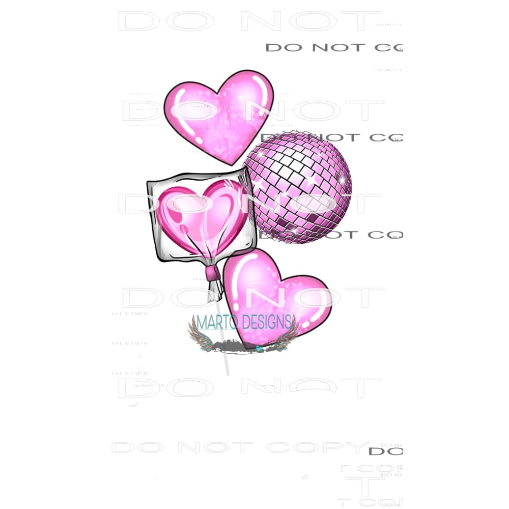 Valentines Vibes Sleeve #8759 Sublimation transfers - Heat