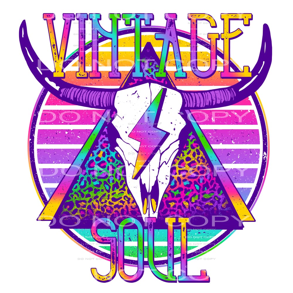 vintage soul #6508 Sublimation transfers - Heat Transfer