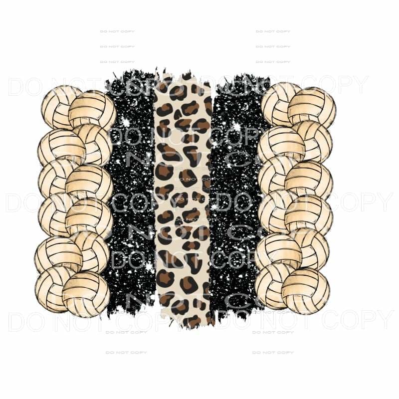 volleyball Brush Stroke # 750 Sublimation transfers - Heat