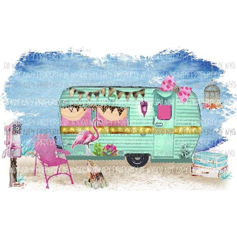 Camper Sublimation transfers Heat Transfer