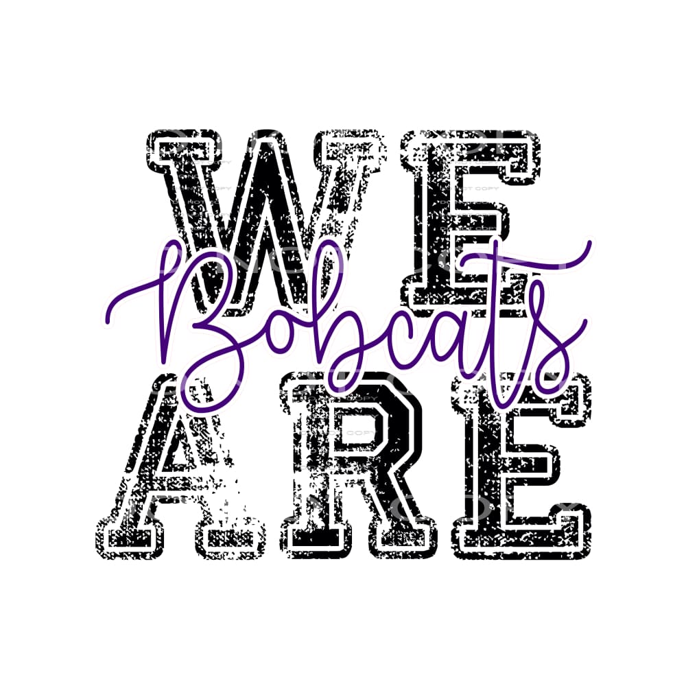 We are bobcats # 1 Sublimation transfers - Heat Transfer