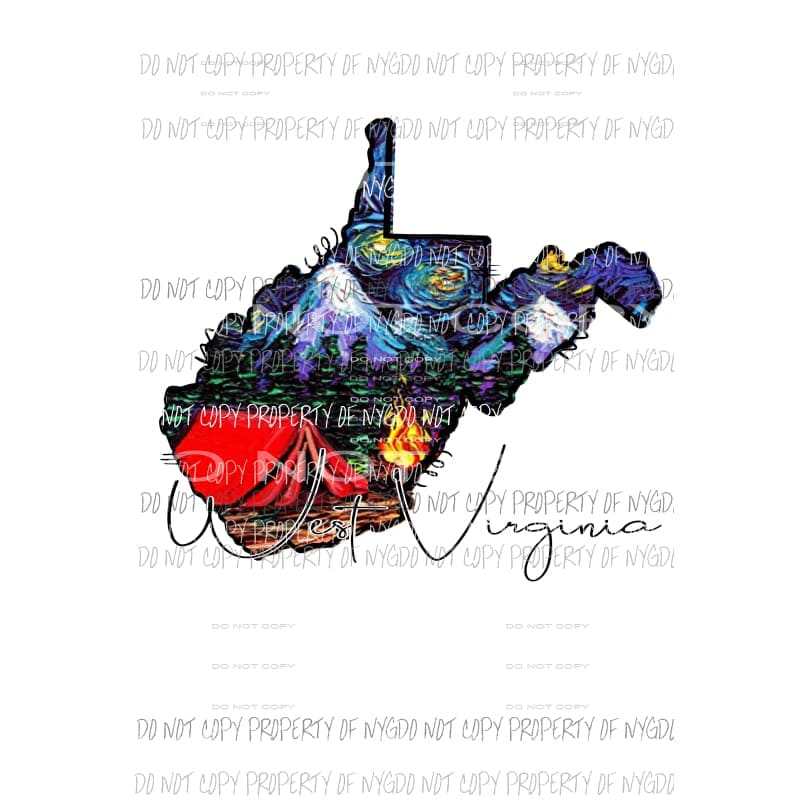 West Virginia camping # 2 Sublimation transfers Heat Transfer