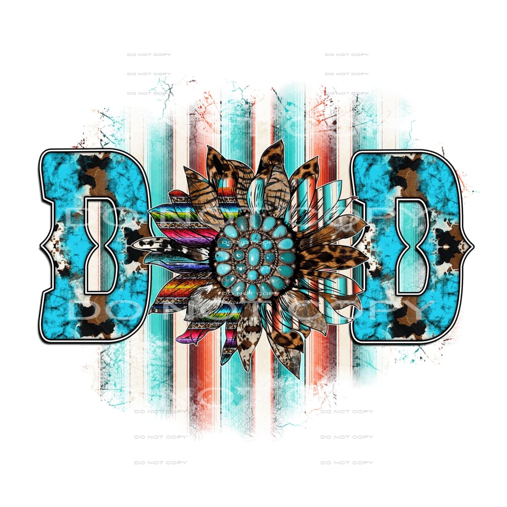 Western Boho #3807 Sublimation transfers - Heat Transfer