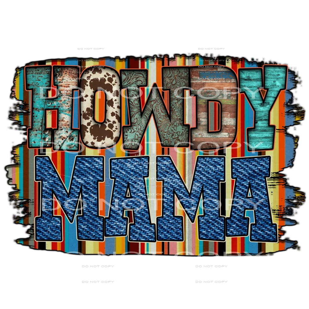 Western Boho #3874 Sublimation transfers - Heat Transfer