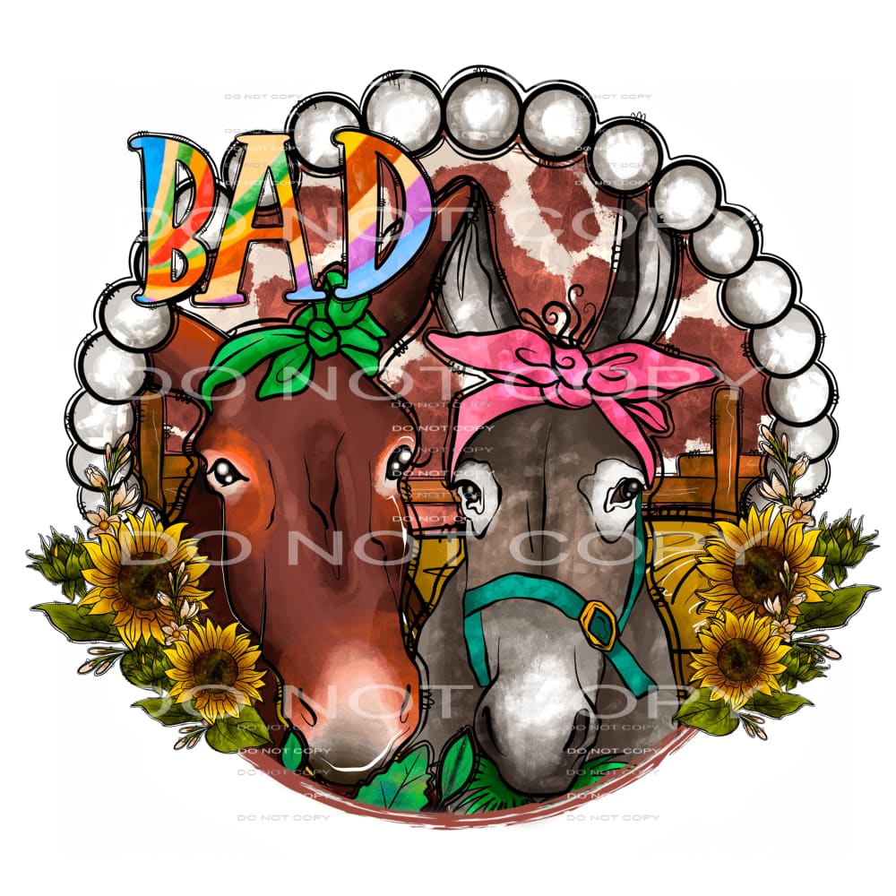 Western Boho #3967 Sublimation transfers - Heat Transfer