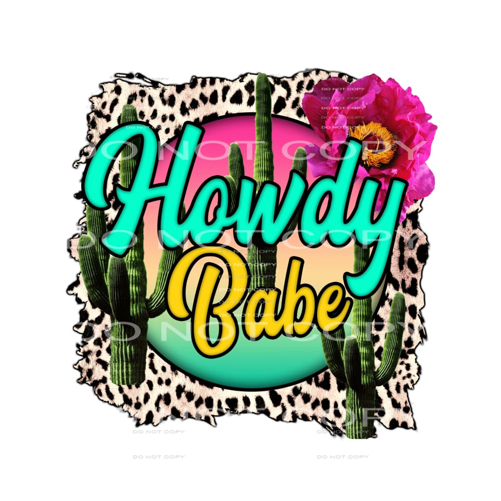 Western Boho #4052 Sublimation transfers - Heat Transfer