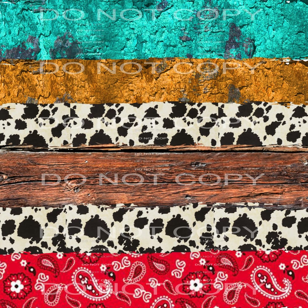 western cowhide #4804 Sublimation transfers - Heat Transfer