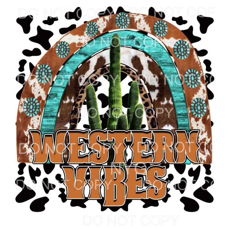 Western Vibes #46 Sublimation transfers - Heat Transfer