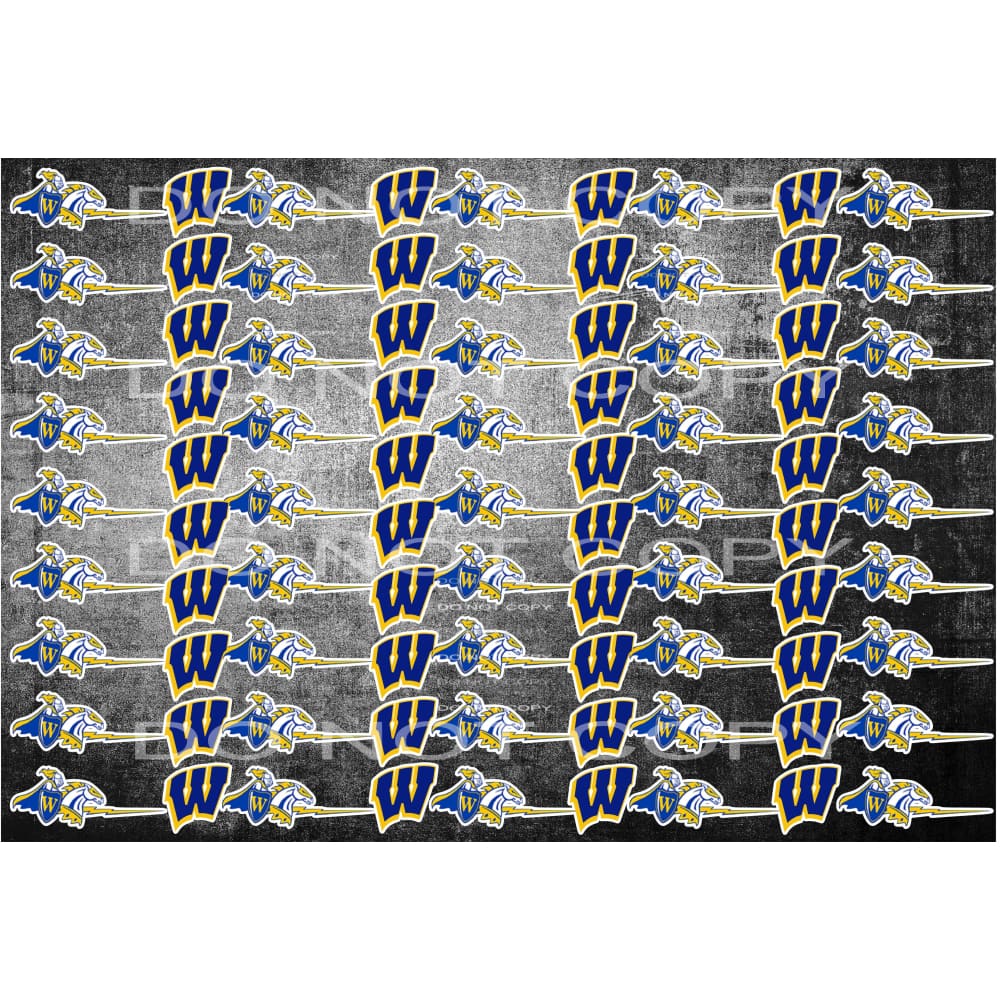 WESTVIEW chargers sheet 3 Sublimation transfers - Heat