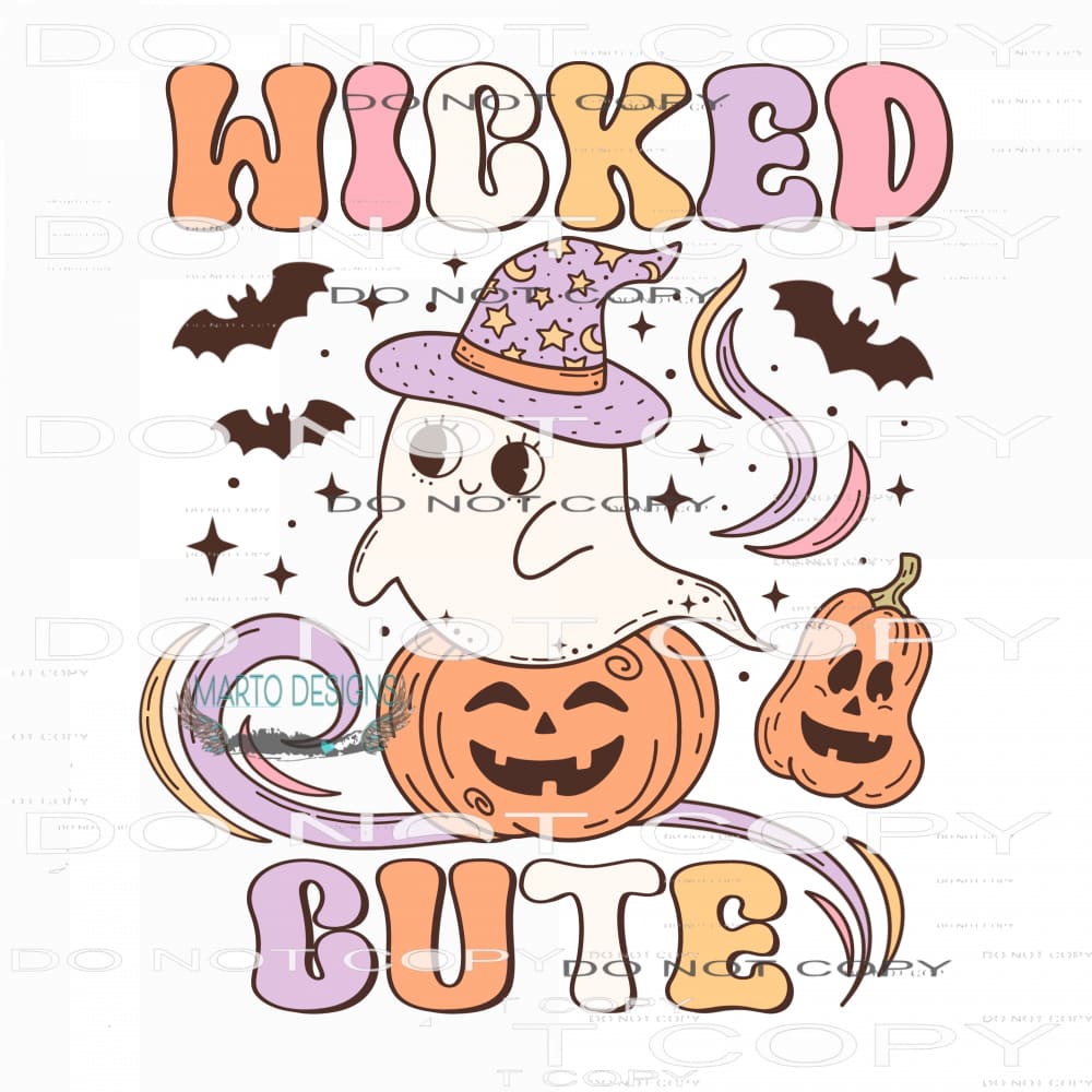 Wicked Cute #7588 Sublimation transfers - Heat Transfer