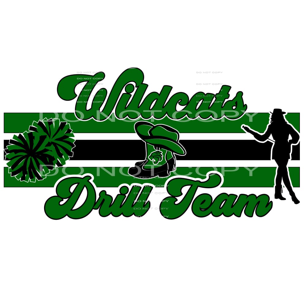 Wildcats Drill Team # 99295 Sublimation transfers - Heat