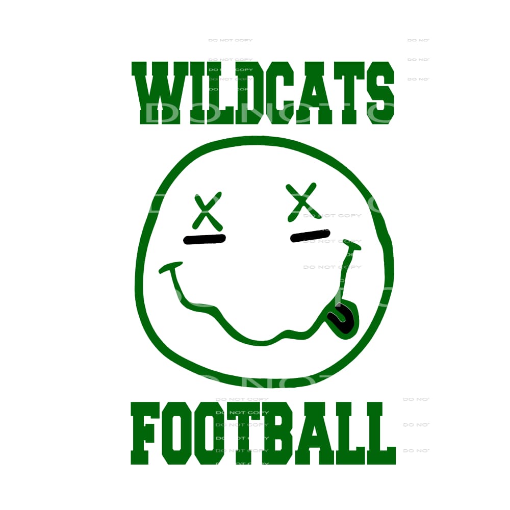 Wildcats football # 3315 Sublimation transfers - Heat
