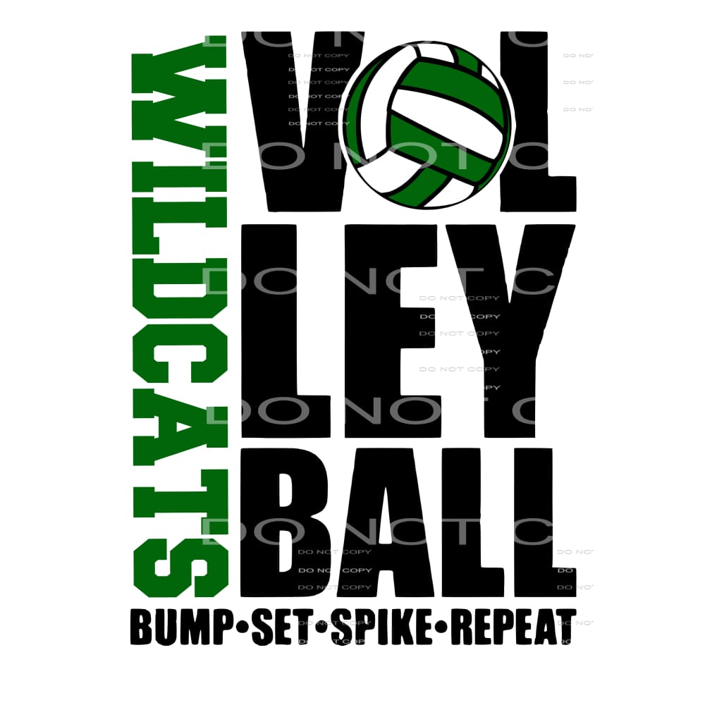 wildcats volleyball # 44221 Sublimation transfers - Heat