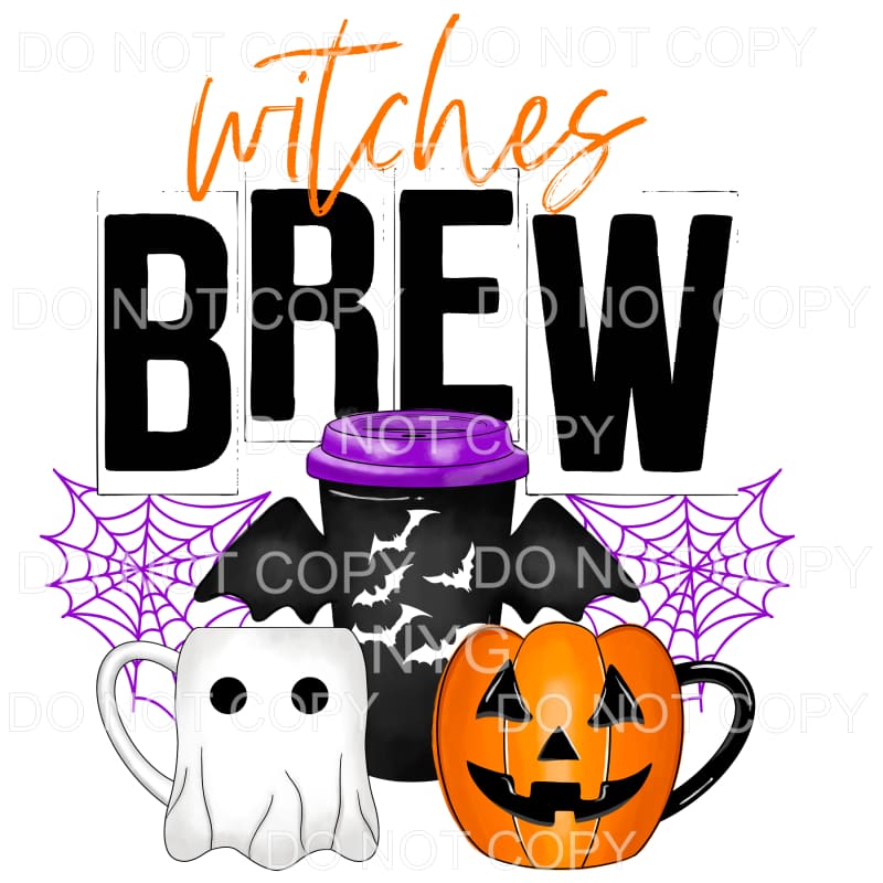 Witches Brew Coffee Bat Tumbler Ghost Pumpkin Mugs Spider