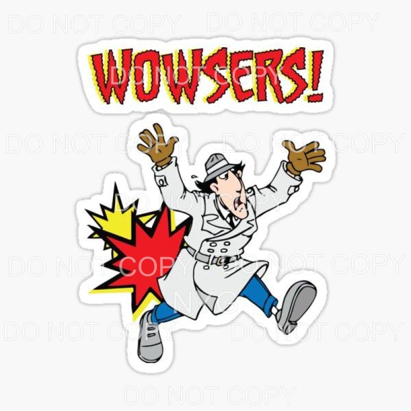 Wowsers Inspector Gadget Sublimation transfers - Heat