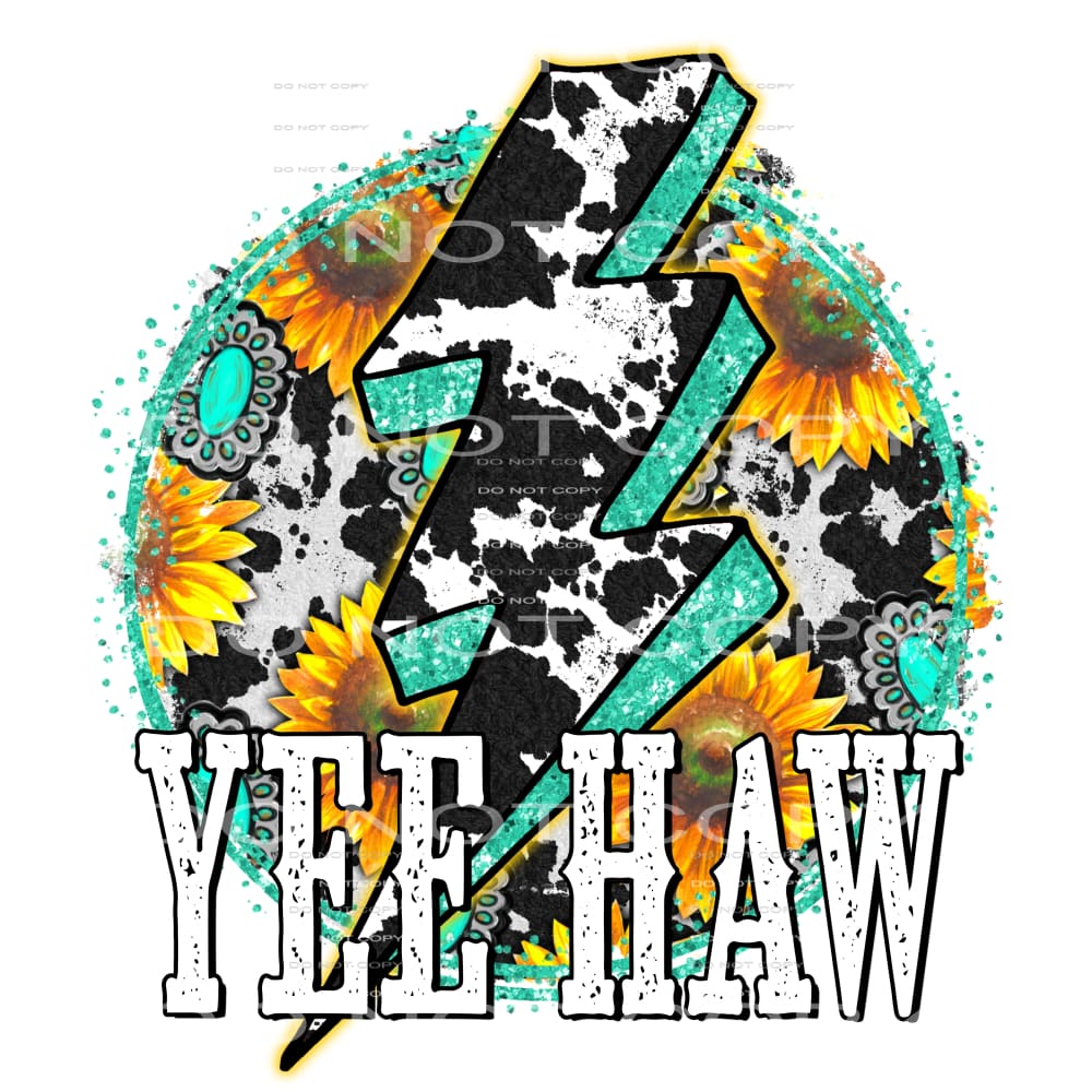 yee haw #7200 Sublimation transfers - Heat Transfer
