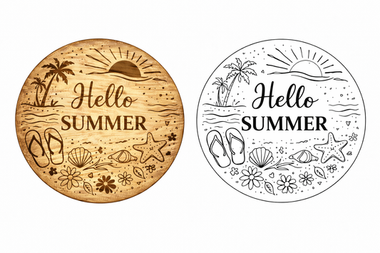 Interchangeable circle insert #028 candle stick and frame ( Sold Separately ) Wood Laser Blank | DIY Craft Cutout | Paint-Ready