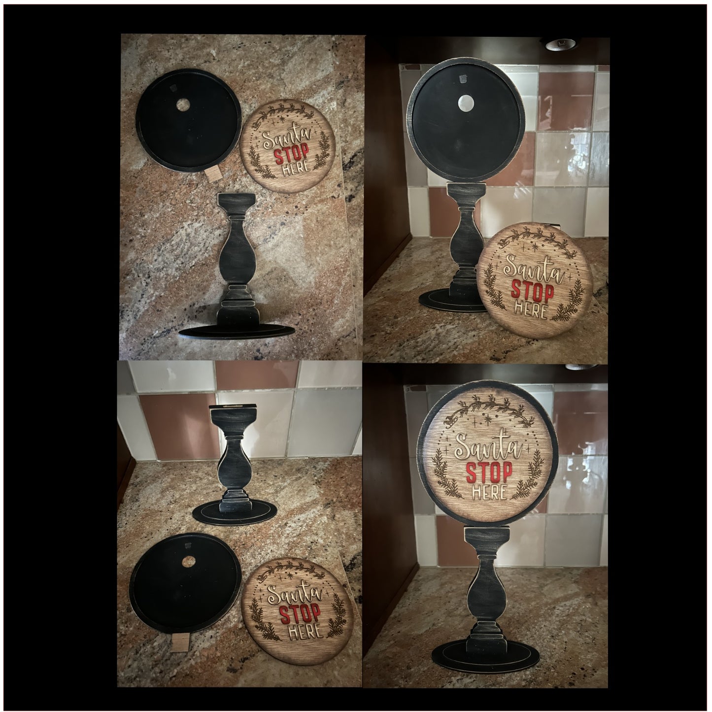 Interchangeable Candle Stick  3 sizes available  Candlestick ONLY Wood Laser Blank | DIY Craft Cutout | Paint-Ready