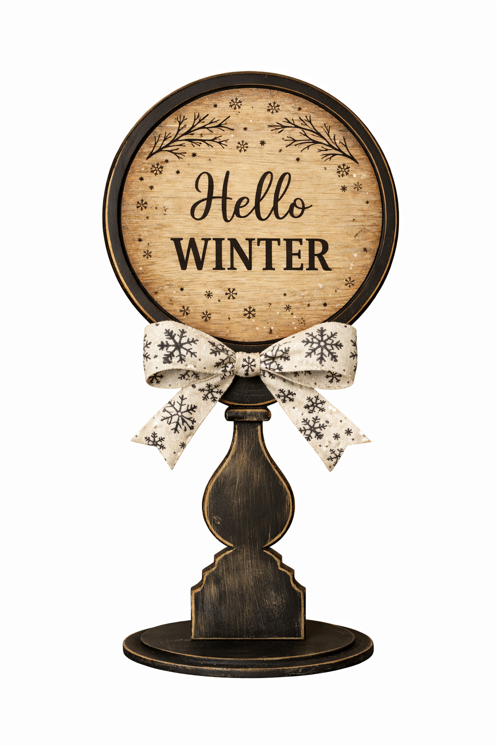 Interchangeable circle insert #031 candle stick and frame ( Sold Separately ) Wood Laser Blank | DIY Craft Cutout | Paint-Ready