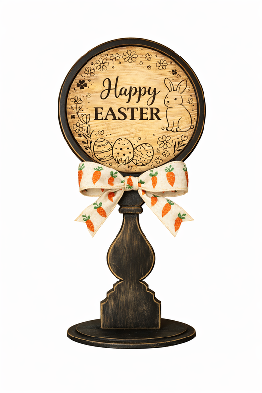 Interchangeable circle insert #027 candle stick and frame ( Sold Separately ) Wood Laser Blank | DIY Craft Cutout | Paint-Ready