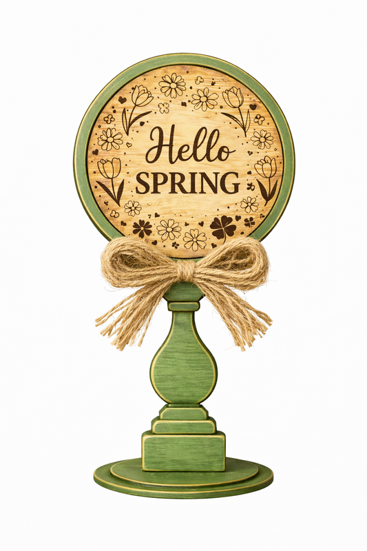 Interchangeable circle insert #026 candle stick and frame ( Sold Separately ) Wood Laser Blank | DIY Craft Cutout | Paint-Ready