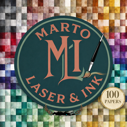 Checkered Grunge seamless pattens 100 colors #DP002 | Digital Decorative Paper Pack |