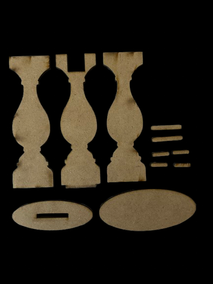 4 inch Interchangeable Candle stick Digital Laser Cut SVG File – Instant Download | DIY Craft Use