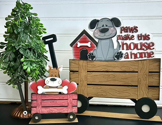 DOG - # 1116 INSERT FOR INTERCHANGEABLE WOOD  Wood Laser Blank | DIY Craft Cutout | Paint-Ready