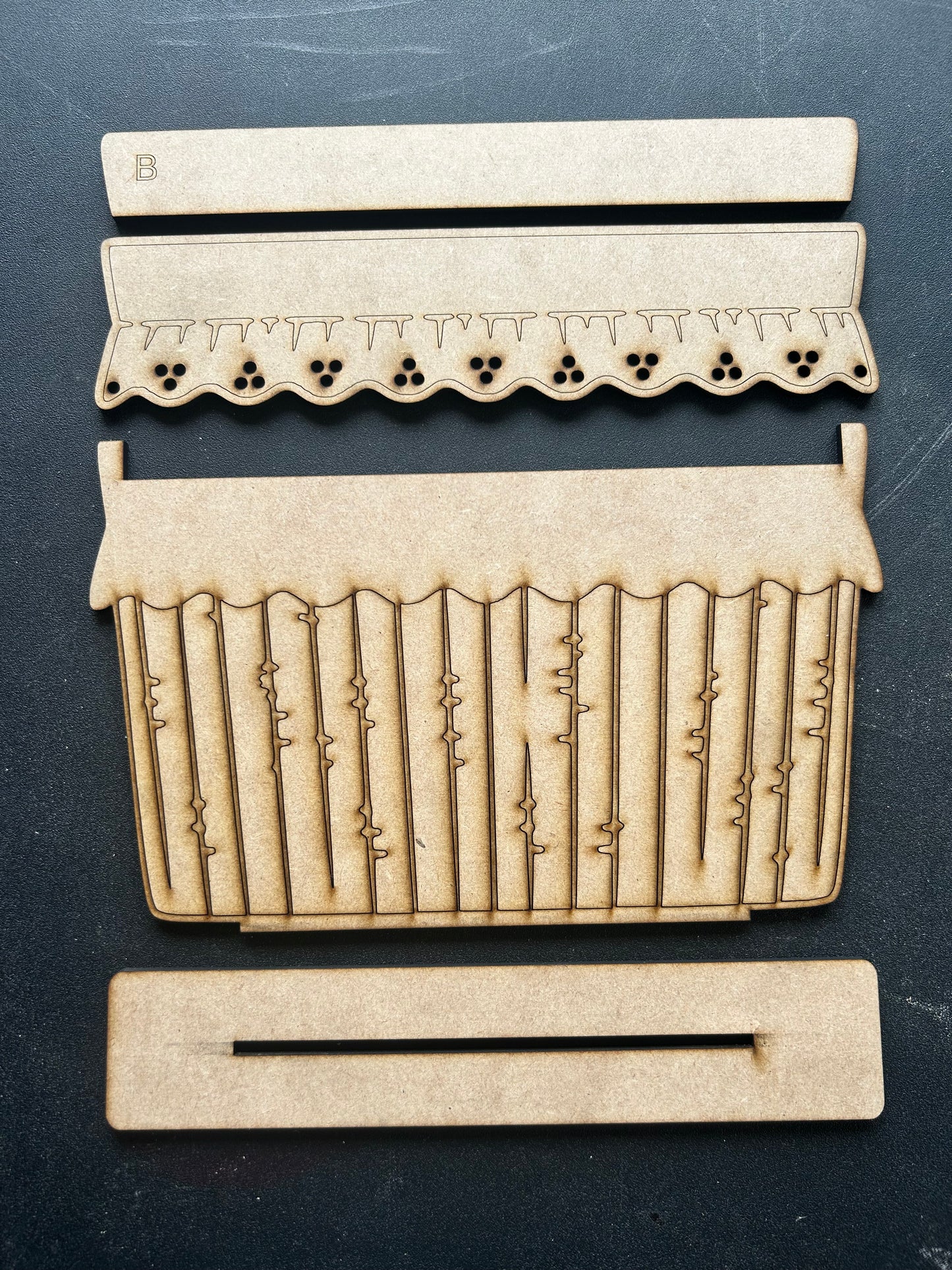 Bread Basket BASE INTERCHANGEABLE # 1140 Wood Laser Blank | DIY Craft Cutout | Paint-Ready
