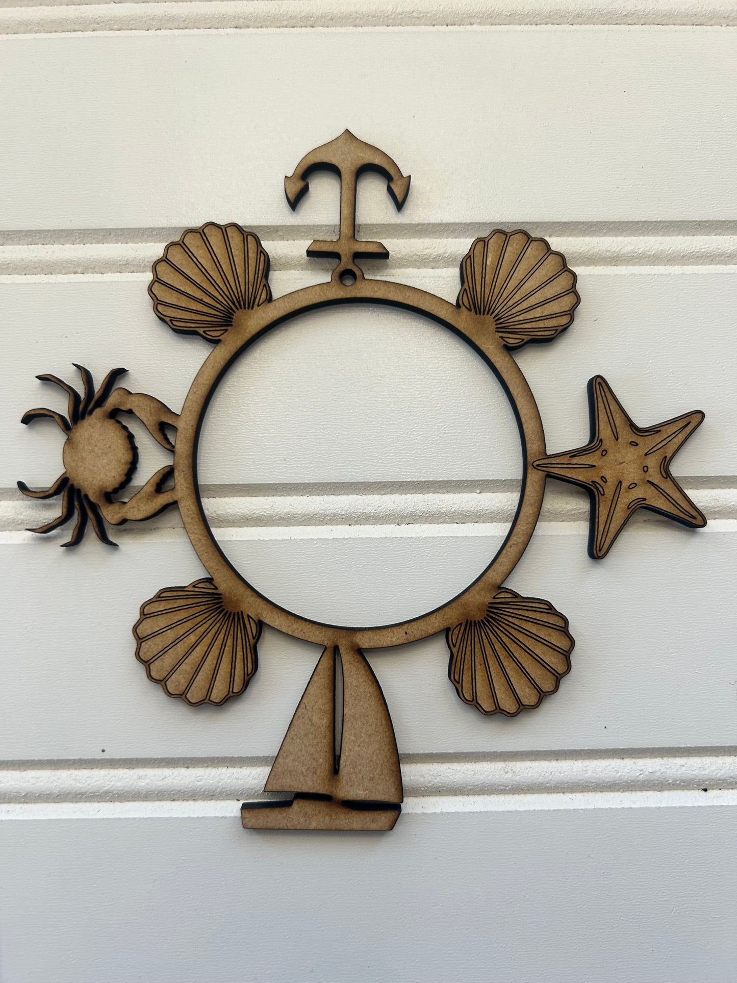 Nautical Sea DIGITAL #1201 Tealight candle holder  INTERCHANGEABLE Laser Cut SVG File – Instant Download