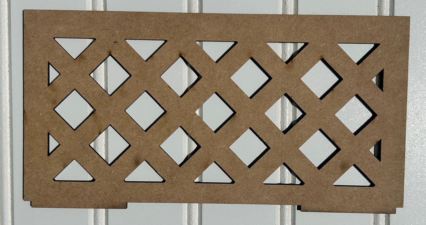 Small Bench with 2 Interchangeable Back  inserts DIGITAL # 9010 Laser Cut SVG File – Instant Download