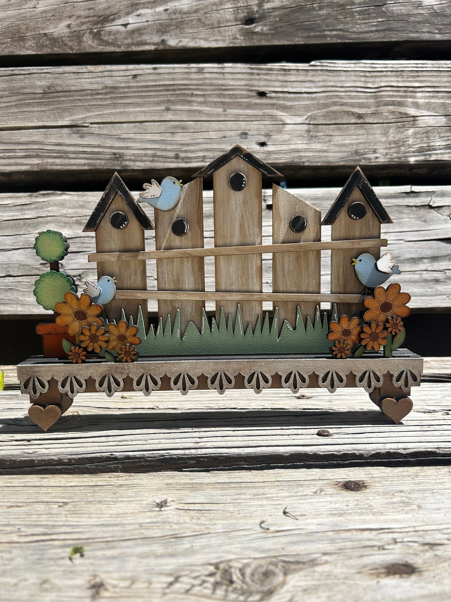 Stackable Add Ons Daisy and tree # 1203 DIGITAL INTERCHANGEABLE Laser Cut SVG File – Instant Download